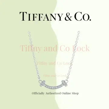 TIFFANY 18K Rose Gold Mini T Smile Pendant Necklace 1330641 | FASHIONPHILE
