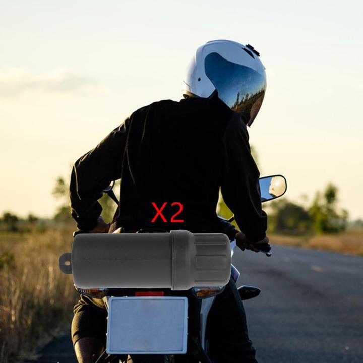 ccaire-ท่อเครื่องมือรถจักรยานยนต์ถุงมืออุปกรณ์เสริมติดตั้งได้ง่ายเสื้อกันฝน2x-กล่องเก็บของขนาดใหญ่ไม่มีล็อค