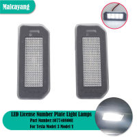 Led ป้ายทะเบียนหมายเลขทะเบียนไฟโคมไฟข้อผิดพลาดฟรี107740800E รถสำหรับเทสลารุ่น3 2017 2018 2019 2020รุ่น Y 2020 2021 2022