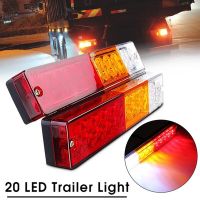 20 LED Tail Light Car Truck Trailer Stop Rear Reverse Turn Indicator Lamp Light Adhesives Tape