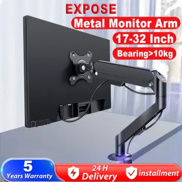 Ol-2 Aluminum Height Adjust 17-32 Inch Dual Screen Monitor Holder