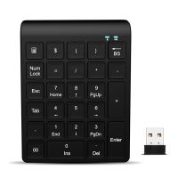 Mini Number Keypad USB 2.4G Wireless 27 Key Multi-Function for Desktop Laptop Tablet