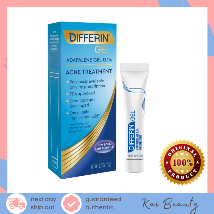Differin Gel Adapalene Gel 0.1% Acne Treatment 15g | Lazada PH
