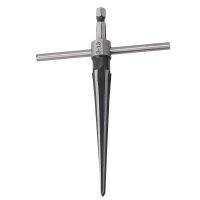 1Pc Tapered Reamer T Handle มือถือ45เหล็ก3-13Mm 6ขลุ่ย Hex Shank Beveling ตัดเจาะเครื่องมือสำหรับงานไม้อะไหล่