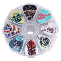 0.46/0.71/1.0mm 50pcs guitar paddle Acoustic guitar Picks ukulele Musical instrument accessories cartoon style pick with box