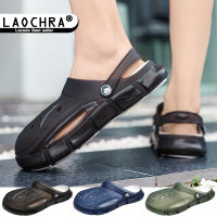 รองเท้าแตะสำหรับบุรุษแบบใหม่ Laochra ผู้ชาย Clogs รองเท้าผู้ชายรองเท้าแตะชายหาดฤดูร้อนกลางแจ้งรองเท้าแตะลำลองผู้ชายน้ำสำหรับ Mals