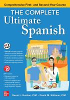 หนังสืออังกฤษใหม่ The Complete Ultimate Spanish: Comprehensive First- and Second-Year Course [Paperback]