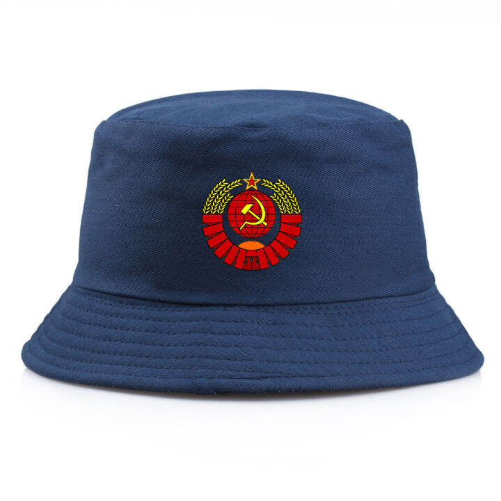 hot-soviet-emblem-bucket-hat-russia-ussr-flag-cap-cccp-print-panama-caps-men-women-ussr-soviet-union-sun-visor-foldable-hats