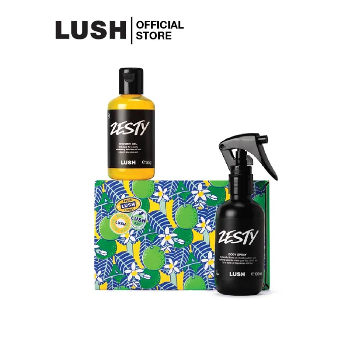 LUSH กล่องของขวัญ ZESTY BODY SPRAY GIFT Lazada.co.th