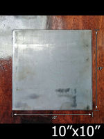 แผ่นเพลท เหล็กเพลท เหล็กแผ่น Steel plate ขนาด 10x10นิ้ว เหมาะสำหรับงานเชื่อมเหล็ก งานสร้างเสาเหล็ก งานDIY (สินค้าแท้ 100%) by JHW