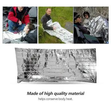 Portable Emergency Tent Outdoor Camping Emergency Blanket Sleep Bag  Waterproof Heat Insulation Survival Rescue Temporary Shelter