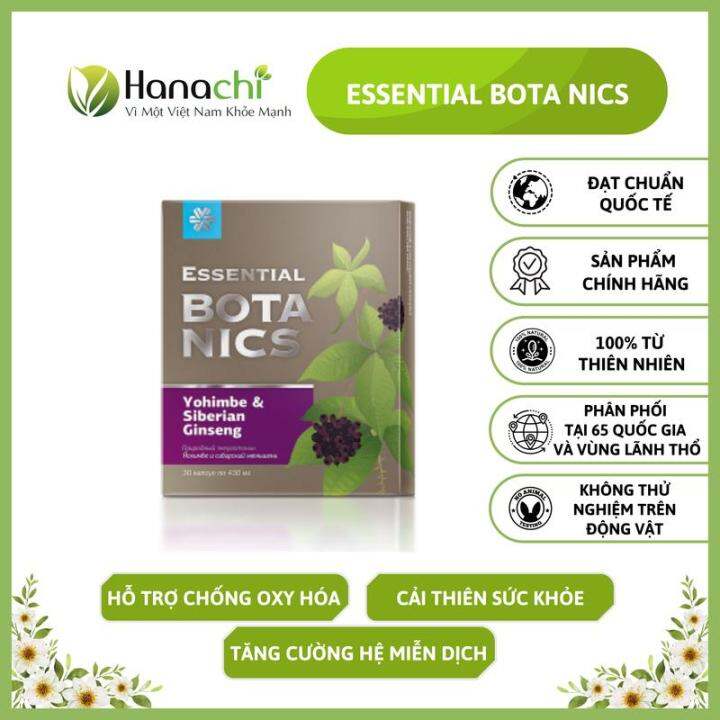 Viên Uống Tăng Sinh Lý Essential Botanic Yohimbe & Siberian ginseng giúp “chuyện ấy” Sung Mãn