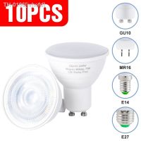 ♠✲☑ ivhefd Lâmpada de milho para iluminação doméstica Spotlight GU10 GU5.3 Bombilla Foco 220V MR16 E14 5W 7W 10Pcs