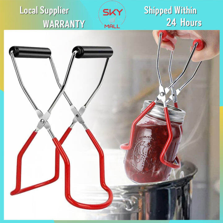 [In Stock] Canning Lifter Tongs Anti-Slip Jar Clip Heat Jar Lifter Anti ...