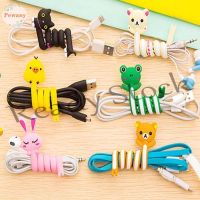 【Ready Stock】 ☋ B40 PEWANY Cute Cable Organizer Mouse Keyboard Cable Cable Winder Wire Winder Phone Line Earphone Cord Holder Cartoon For Mobile Phone Cable Wire Holder Cable Clamp/Multicolor