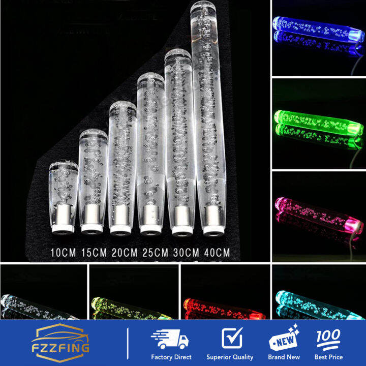 Car shift lever and LED light colored USB port charger suitable for