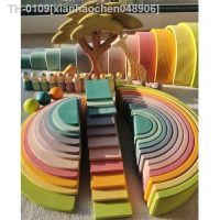 ∏♞♠ xianhaochen048906 Alta qualidade brinquedos de madeira pastel basswood arco-íris empilhamento blocos pinho construção semi classificação peg bonecas bolas para crianças jogar