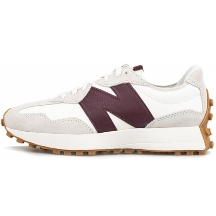 New Balance New Bailun Running Shoes 327 Series White Gray Red Beige ...