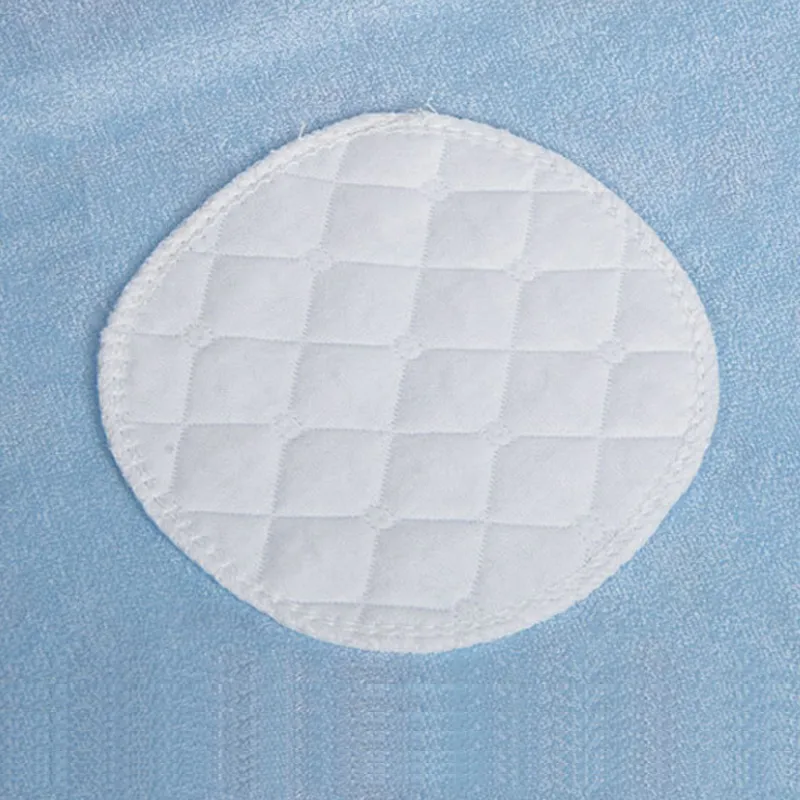 12Pcs(6 pairs) 3 layers cotton Reusable Breast Pads Nursing Waterproof  Organic Plain Washable Pad Baby