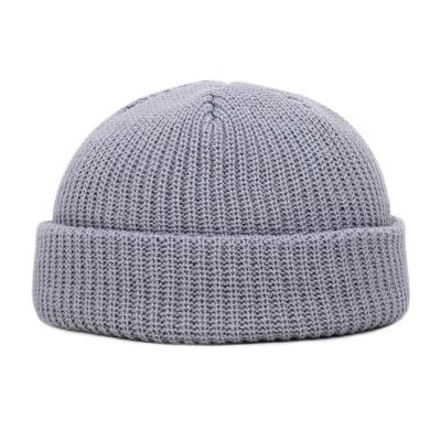 HHH Unisex หมวกไหมพรมชายหญิงหมวก Ribbed ฤดูหนาวเปิดสกี Fisherman Docker หมวกใหม่