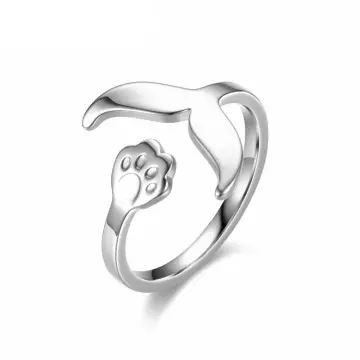 Whale on sale tail ring