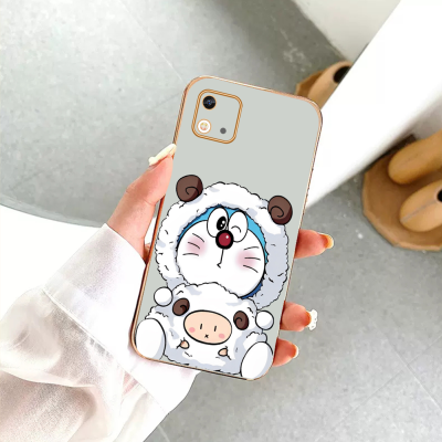 CLE New Casing Case For Relme C20A C21 C21Y C25 C25S Full Cover Camera Protector Shockproof Cases Back Cover Cartoon