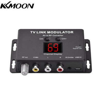 KKmoon โมดูเลเตอร์ลิงค์ทีวี TM80 AV ไปยังตัวแปลง RF