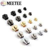 ♀✽▽ Meetee 10/20Pcs 3 5 8 10 Zipper Sliders for Resin Zips Bag Pocket Zip Puller Zips Repair Kits DIY Garment Sewing Accessories