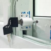 【YF】 Zinc Alloy Sliding Window Lock Key Push Child Safety Protection Anti-theft Door Security Tool Chest Mini