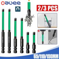 2/3pcs Screwdriver Set Magnetic Batch Head Strong Cross High Hardness Shock Heads Anti Non-slip PH2 Set Of Bits For Screwdriver Drills  Drivers