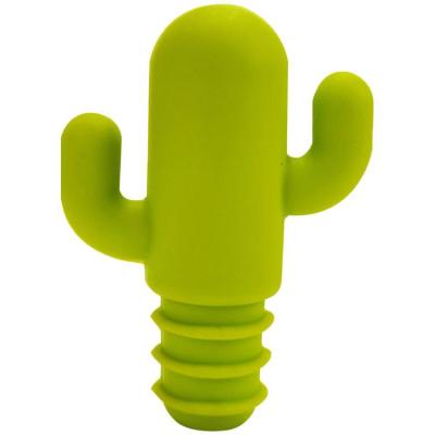 Cactus Glass Wine Bottle Stopper Cactus Shaped Bottle Stoppers Silicone Wine Preserver Resealable Beverage Bottle Sealer Bar Tool Accessory approving