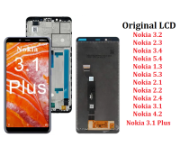 จอ LCD แบบดั้งเดิมสำหรับ Nokia 1.3 2.1 2.2 3.2 5.4 4.2 Plus จอแสดงผล LCD พร้อมชุดประกอบเครื่องอ่านพิกัดหน้าจอสัมผัส