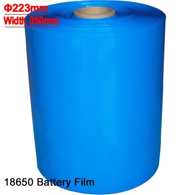 1/5/10m Width 350mm PVC Heat Shrink Tube Insulated Film Wrap Protection Case Wire Cable Sleeve Lithium Battery 18650 Pack Electrical Circuitry Parts