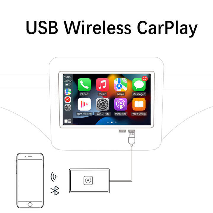 อะแดปเตอร์-carplay-ไร้สาย-android-กล่องสตรีมมิ่งอัตโนมัติกล่อง-carplay-ai-box-สำหรับเบนซ์-vw-audi-kia-skoda-วอลโว่ฮอนด้า-hyundai