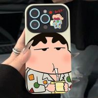 DSFGERGERRSS เคส ไอโฟน ใหม่ชานมหน้าต่างใหญ่ Xiaoxin Apple 14promax เคสโทรศัพท์มือถือ iphone13pro12/11 ซิลิโคน 7p นุ่ม