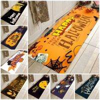 【YF】☒  Pumpkin Decoration Entrance Doormat Design Horror Indoor Floor Non-Slip Soft Rugs