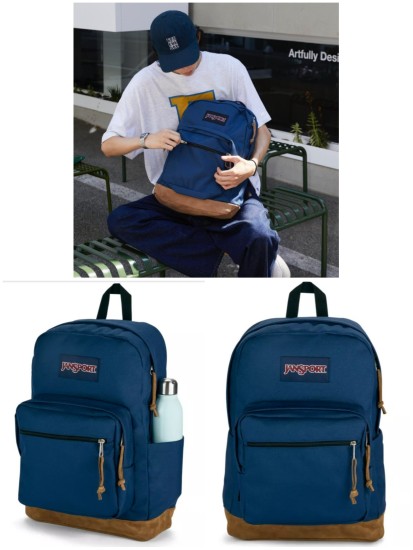 Balo jansport - right pack backpack - js0a4qva - navy - ảnh sản phẩm 1