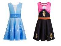 【jeansame dress】 PartyElsa เครื่องแต่งกาย ForSnowCosplay พรรคเอลซาแอนนา2เครื่องแต่งกายใหม่สำหรับสาวๆเอลซา II แอนนา2ชุด