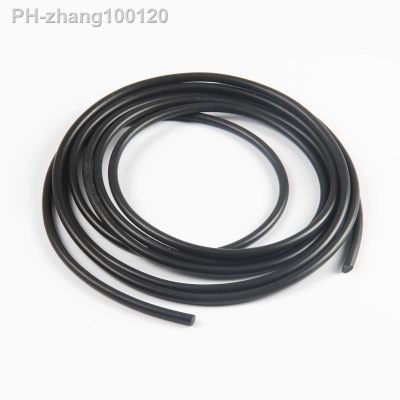 1M Fluorine Rubber Cord Black O Ring Anti Oil Seal Gasket Dia 2mm 3mm 4mm 5mm 6mm 7mm 8mm 10mm