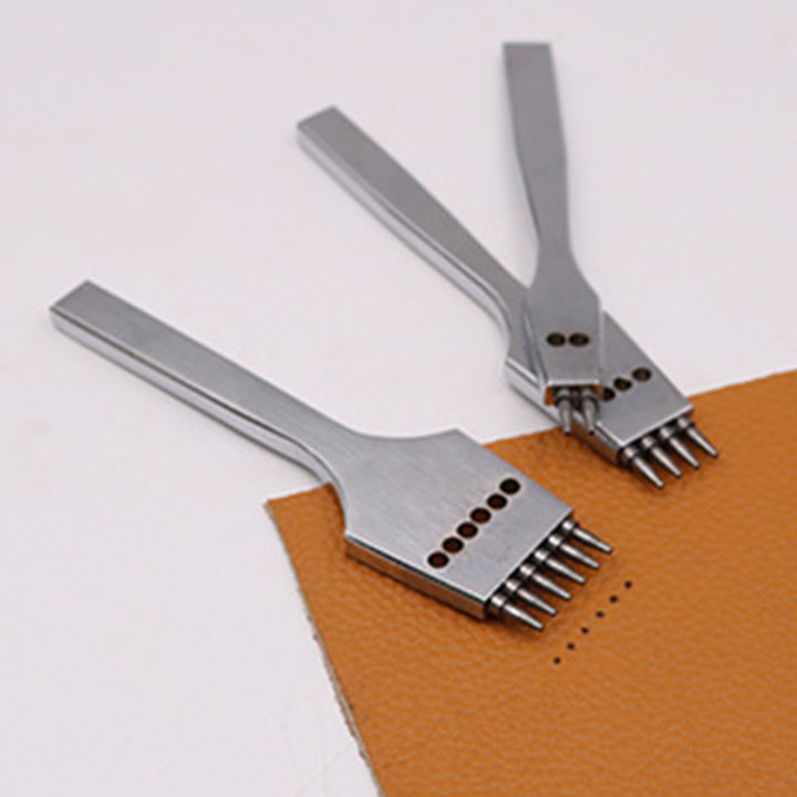 3pcs-4mm-leather-craft-round-hole-leather-puncher-detachable-seam-punching-chisel-tool-set