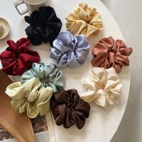 【CW】 Silk Scrunchie Elastic Multicolor Hair Band Ponytail Holder Headband Accessories 1PC Color Ties