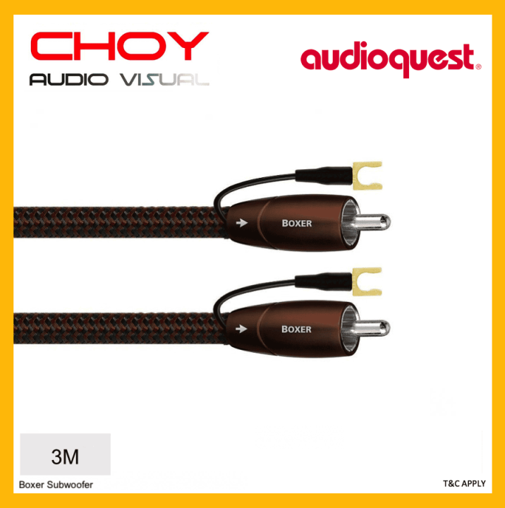 Audioquest Boxer Subwoofer Cable Lazada