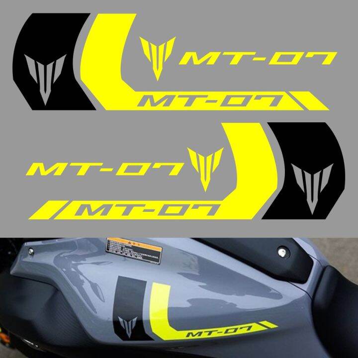 Vinyl Mt 07 Stickers Motorcycle Tank Decal Strip Logo Kit For Yamaha Mt ...