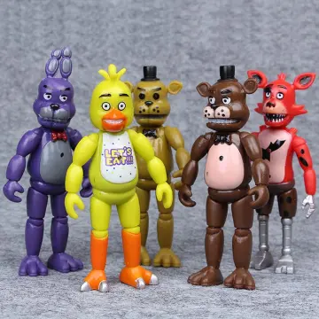 3pcs/set Five Night at Freddy Anime FNAF Final Boss Freddy Toys Bonnie Bear  Action Figure PVC Model Sundrop Toys Gifts (B) : : Toys & Games