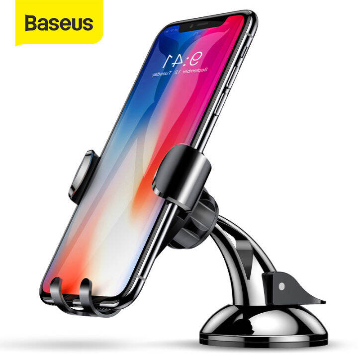 Baseus Gravity Car Phone Holder For iphone 14 13 Pro XR Universal Phone