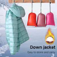 Womens Winter Down Jacket Lightweight Warm Oversized Ultralight Thin Down Duck Puffer Hooded Coat Down Jacket Female