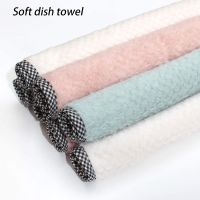 5 Pcs Kitchen Daily Dish Towels Thicken Non-stick Oil Washing Cleaning kitchen Rag Towel High-efficiency Daily Cleaning Cloth