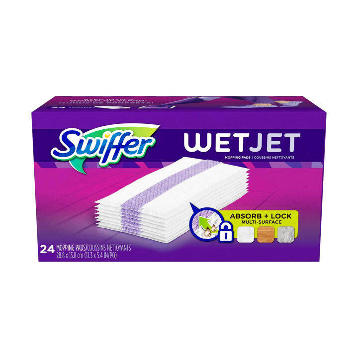 SWIFFER Wet Jet Mopping Pad Refills Original 24 ct Lazada PH