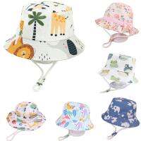 【jw】ஐ  Novas Crianças Chapéu Panamá Verão Bebê Pescador Para Meninos Meninas Balde Chapéus Outdoor Kids Cap