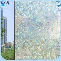 SIXUL ความเป็นส่วนตัวคงที่ ฟิล์มกระจกหน้าต่าง 3D สี ป้องกันรังสียูวี สติกเกอร์ติดหน้าต่าง สวยดีครับ 15.8นิ้ว × 157.5นิ้ว Window clings ของตกแต่งบ้าน